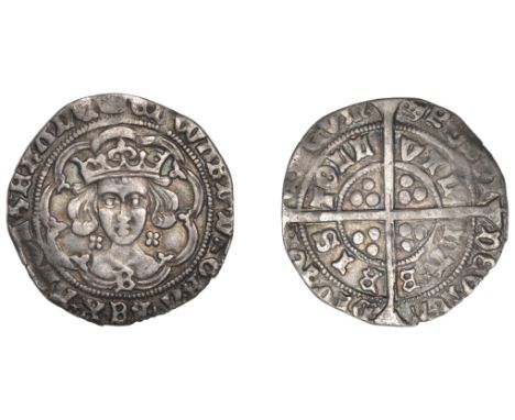 Edward IV (First reign, 1461-1470), Light coinage, Groat, Bristol, class VIIa, mm. crown, edward di gra rex angl z franc, qua