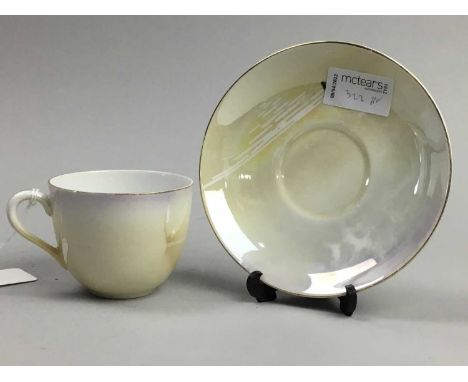 KOKURA CHINA TETE A TETE,comprising two cups, two saucers, two side plates and a cake plate (7)