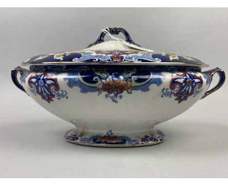 BRIDGWOOD &amp; SON 'PEKIN' PART DINNER SERVICE,along with a Tuscan part tea service and a Wedgwood part tea service