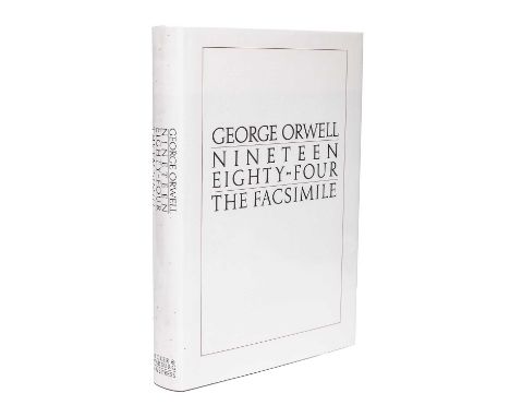 Orwell, George. 'Nineteen Eighty-Four'. The Facsimile of the Extant Manuscript'. Peter Davidson Ed. Secker &amp; Warburg, Lon