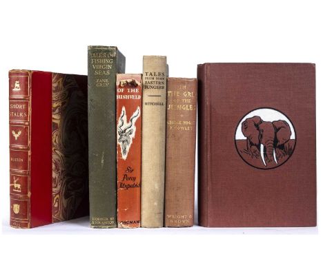 Buxton, Edward North. Short Stalks: or Hunting Camps North, South, East and West. Stanford, London 1893. Half red morocco and