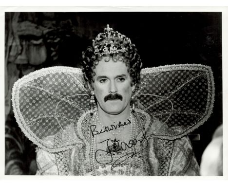 John Cleese signed 8x6 black and white photo. John Marwood Cleese (born 27 October 1939) is an English actor, comedian, scree
