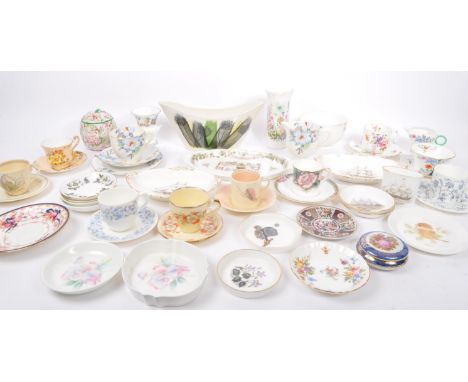 An assortment of 20th century china to include Royal Doulton Bramley Apple, Durance, Limoges, Thonet Pottery, Aynsley Madriga