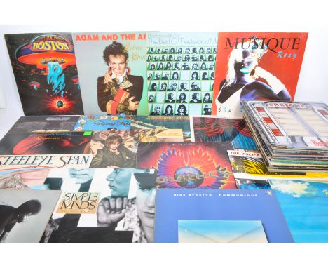 A collection of vintage 20th century LP vinyl records to include; Beatles Lonely Hearts (Picture Disc), John Lennon, The Secr