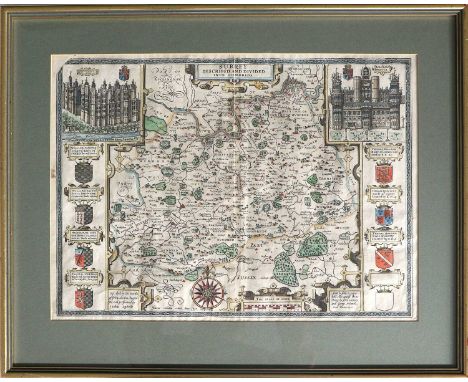 Speed (John) &amp; Norden (John).Surrey, Described and Divided into Hundreds.John Sudbury and George Humble, 1610 [1611 or sl