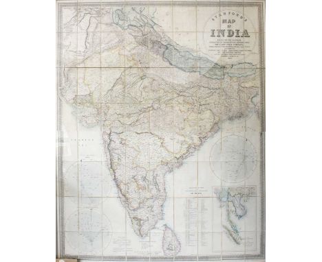 India.Stanford's Map of India, Based on the Surveys Executed by Order of the Honourable The East India Company, Special Maps 