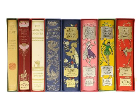 The Folio Society.Lang (Andrew), The Yellow Fairy Book; The Red Fairy Book; The Pink Fairy Book; The Blue Fairy Book;Folio So