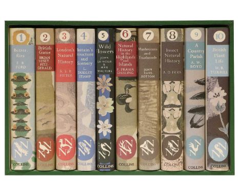 Collins' New Naturalist Series.The New Naturalist, Volumes 1 - 10.Collins, no date [c.2008], limited edition facsimiles of th