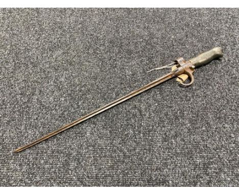 An antique spike bayonet 