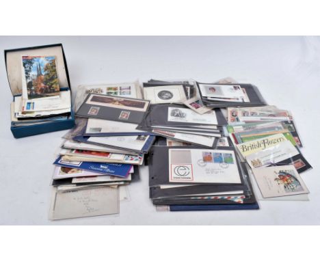 A collection of first day covers, airmail covers, GB Royal Mail mint stamps and other postage stamps &amp; postcards. To incl