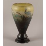 Vase "Paysage de verre", Gallé, A.20.Jh.