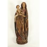 Muttergottes mit Kind, Gips, Frankreich, um 1900