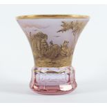 Vase, Glas, W. Berndt, Haida/Steinschönau, um 1920