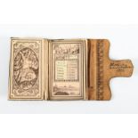 Notizbuch, Dauerkalender, 19.Jh.