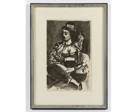 Picasso, Pablo, aus "Dans L'atelier", Lithografie, 41,5 x 26, R.  