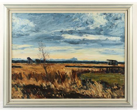 Lamprecht, Anton (1901-1984), "Moorlandschaft", Öl/Lwd., 75 x 100, unten rechts signiert, R. 