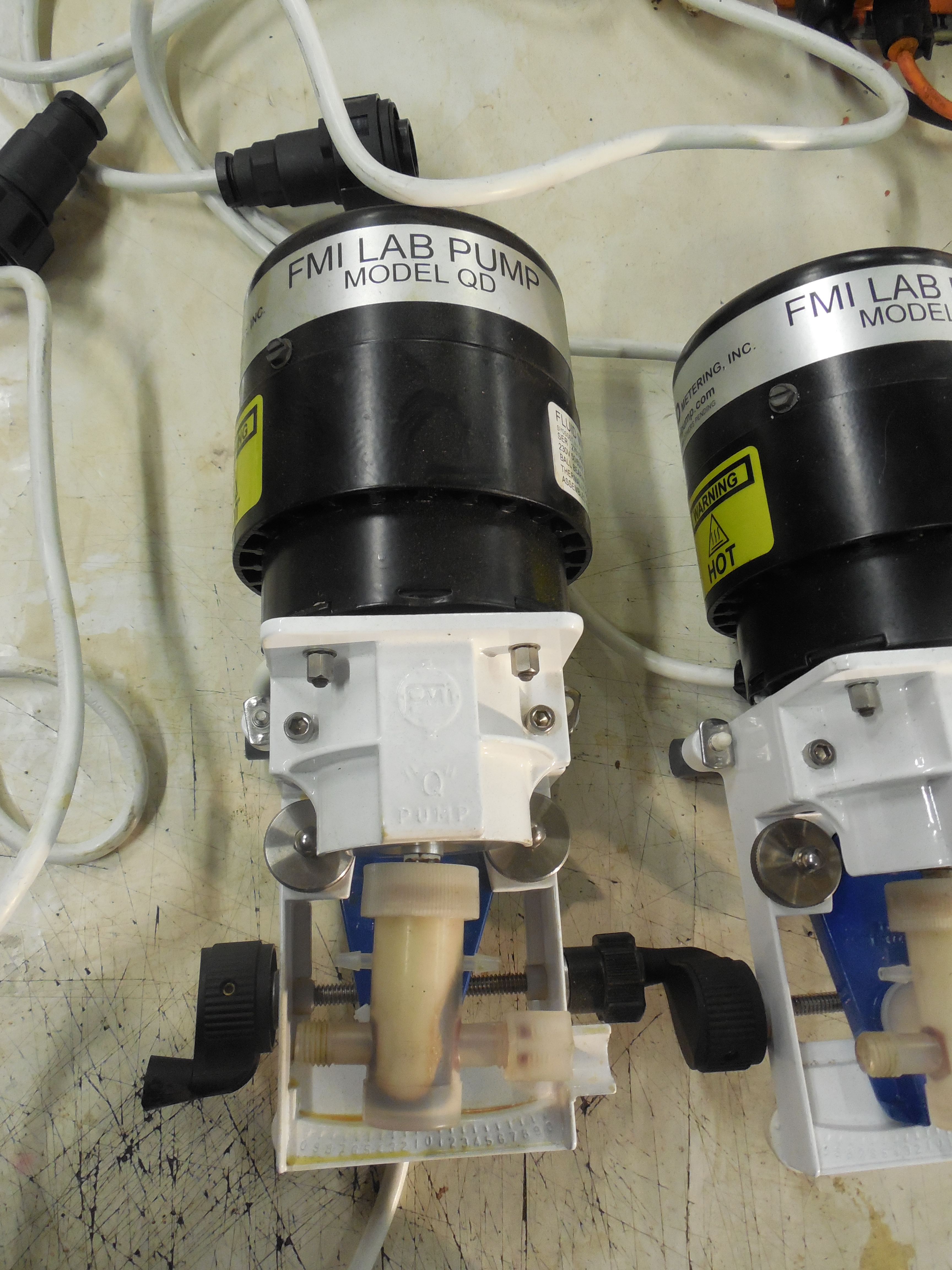 FMI QD 3 x Cream Pump & Gamma 5 Dosing Pump