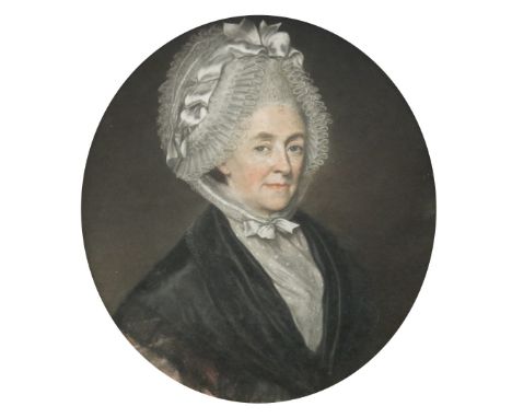 VASLET, LEWIS (1742 - 1808), an oval portrait 'Our Great Grandmother 1783, born 1724, departed 1810', pastel, signed and date