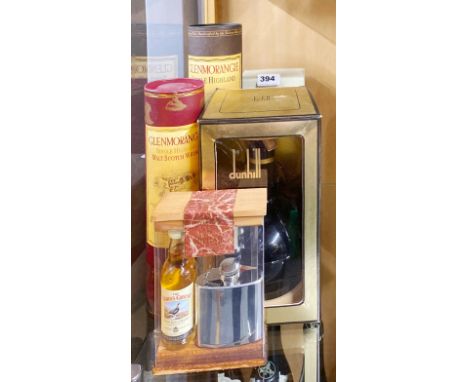 A boxed presentation bottle of Nikka Japanese maltbase whiskey together with a 75cl bottle Glenmorangie, a 35cl Glenmorangie,