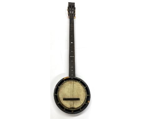 A rare 19th Century Cammeyer six-string zither banjo, L. 92cm.