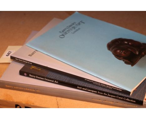 Barry Davies, Netsuke through three centuries, also Inro &amp; Lacquer, Scott Meredith collection and Oriental Art (4). 