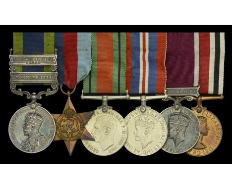 Six: Captain H. W. N. Dadswell, Royal Signals  India General Service 1908-35, 2 clasps, Mohmand 1933, North West Frontier 193