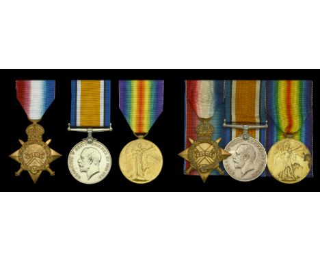 Three: Corporal W. W. Butt, 13th (County of London) Battalion (Princess Louise’s Kensington Battalion), London Regiment, late