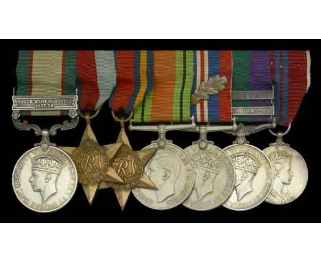 Seven: Lieutenant-Colonel G. A. Dutton, Royal Signals  India General Service 1936-39, 1 clasp, North West Frontier 1937-39 (L