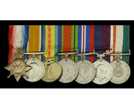 Seven: Wing Commander H. Lovegrove, Royal Air Force, late Private, Oxfordshire and Buckinghamshire Light Infantry  1914-15 St