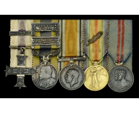 A Great War M.C. and Second Award Bar group of five miniature dress medals worn by Lieutenant-Colonel R. Blandy, 9th Gurkha R