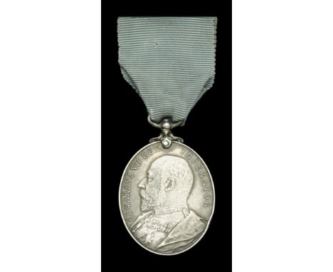Militia L.S. & G.C., E.VII.R. (4018 Gnr. T. O’Brien. Yorkshire R.G.A. Mil.) very fine  £300-£400  ---  Army Order 189 of Augu