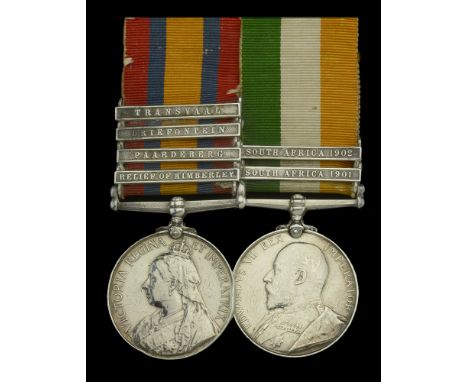 Pair: Private C. Hosey, 6th Dragoon Guards (Carabiniers), who later received a few kicks from a one-legged ‘mad’ drunkard whi
