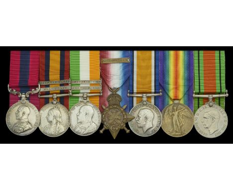 A fine Great War ‘Mesopotamia 1917’ D.C.M. group of seven awarded to Company Sergeant-Major W. Neill, East Lancashire Regimen