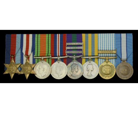 Eight: Corporal V. Dale, Royal Army Service Corps  1939-45 Star; France and Germany Star; Defence and War Medals 1939-45; Gen