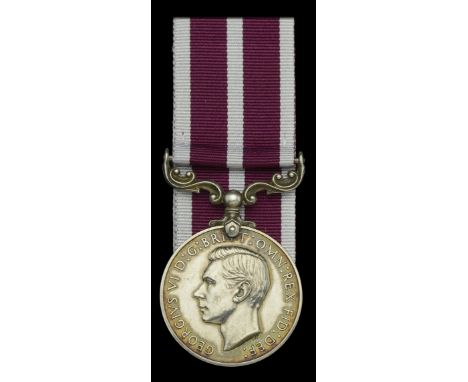 Army Meritorious Service Medal, G.VI.R., 3rd issue (2307383 C.Q.M.S. A. G. Kendall. R. Signals.) rank and middle initial offi