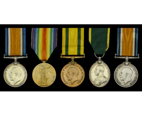 Family Group:  Four: Private V. R. J. Channon, Somerset Light Infantry British War and Victory Medals (1786 Pte. V. R. J. Cha