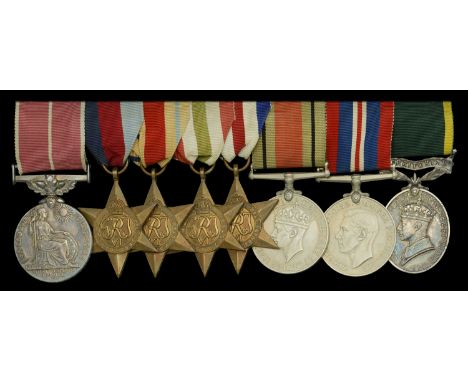 A Second War ‘North West Europe’ B.E.M. group of eight awarded to Staff Sergeant C. W. Richardson, 149 Light Anti Aircraft Re