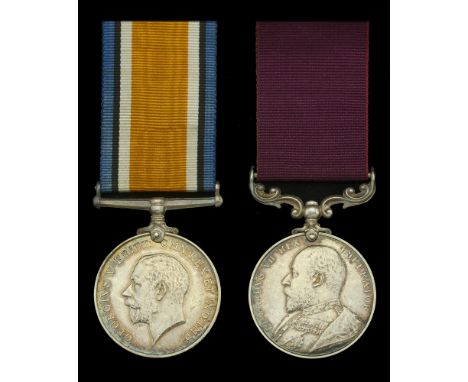 Pair: Battery Sergeant Major A. Rossiter, Royal Field Artillery  British War Medal 1914-20 (2430 W.O. Cl.2. A. Rossiter. R.A.