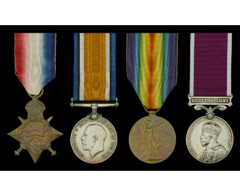 Four: Private A. Edney, Army Service Corps, later Royal Artillery  1914-15 Star (SE. 3828 Pte. A. Edney. A.S.C.); British War