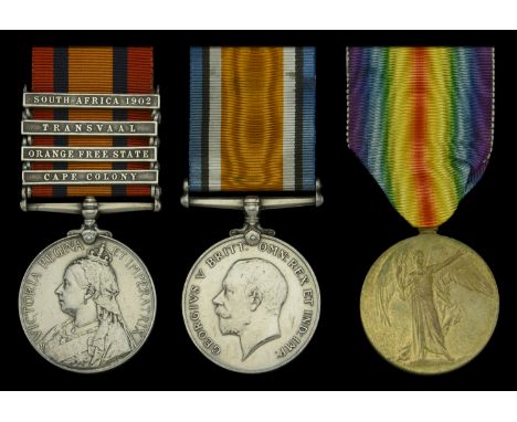 Three: Private F. Jones, Norfolk Regiment  Queen’s South Africa 1899-1902, 4 clasps, Cape Colony, Orange Free State, Transvaa