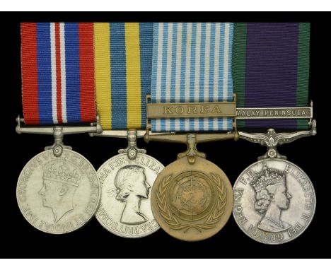 Four: Corporal A. M. M. McDiarmid, Royal Signals  War Medal 1939-45; Korea 1950-53, 1st issue (22273728. Dvr. A. M. M. Mc.Dia