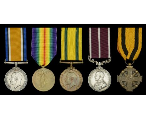 Five: Second Lieutenant W. G. Cook, Royal Garrison Artilleryâ€¨â€¨British War and Victory Medals (2 Lieut. W. G. Cook.)); Ter