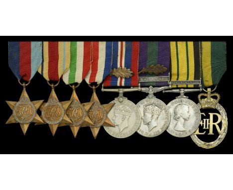 Eight: Major W. R. Reekie, Royal Artillery   1939-45 Star; Africa Star; Italy Star; France and Germany Star; War Medal 1939-4