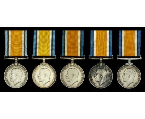British War Medal 1914-20 (5) (154798 Spr. J. H. McLaren. R.E.; 352286 Pte. D. McLaren. Labour Corps; 147103 Pte. R. W. McLar