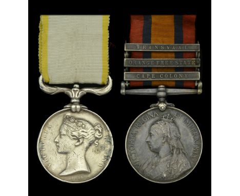 Crimea 1854-56, no clasp (Pve Lanan Parker ..... egt) engraved naming, signs of brooch mounting in obverse field, suspension 