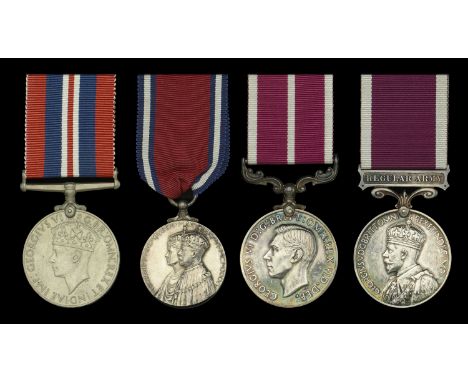 A fine M.S.M. group of four awarded to Sergeant J. W. Reardon, Duke of Cornwall’s Light Infantry, who was wounded in action d