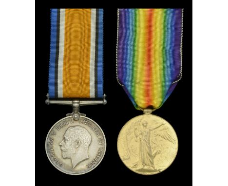 Pair: Lieutenant J. F. Parrott, 17th (County of London) Battalion (Poplar and Stepney Rifles), London Regiment, late 1st (Cit
