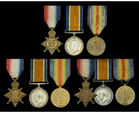 Three: Sapper W. H. Smith, Royal Engineers 1914 Star (17246 Sapr: W. H. Smith. R.E.); British War and Victory Medals (17246 S