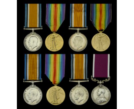 Pair: Captain H. C. Fear, Machine Gun Corps British War and Victory Medals (Capt. H. C. Fear.) very fine  Pair: Private E. C.