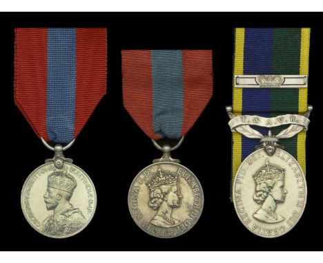 Imperial Service Medal (2), G.V.R., Circular issue, 2nd ‘Coronation robes’ issue (Isabella Elizabeth Syme Scotland Darling.);